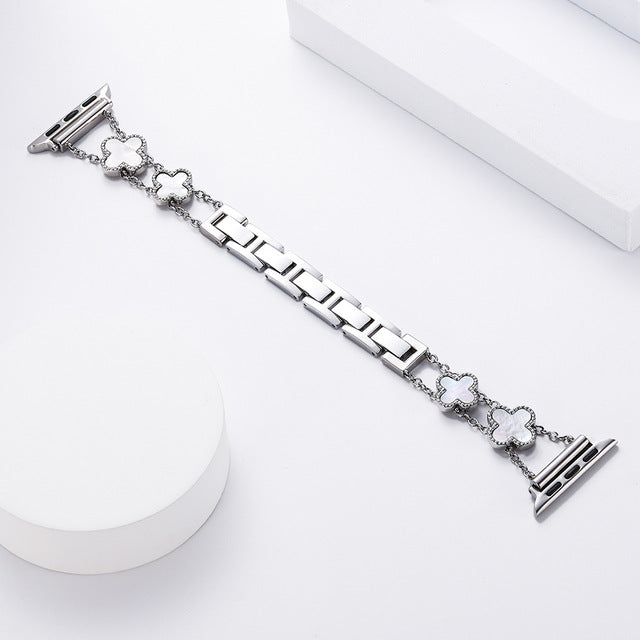 Gliederarmband Kleeblatt