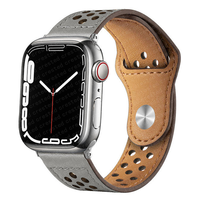 Echtlederarmband mit Löchern