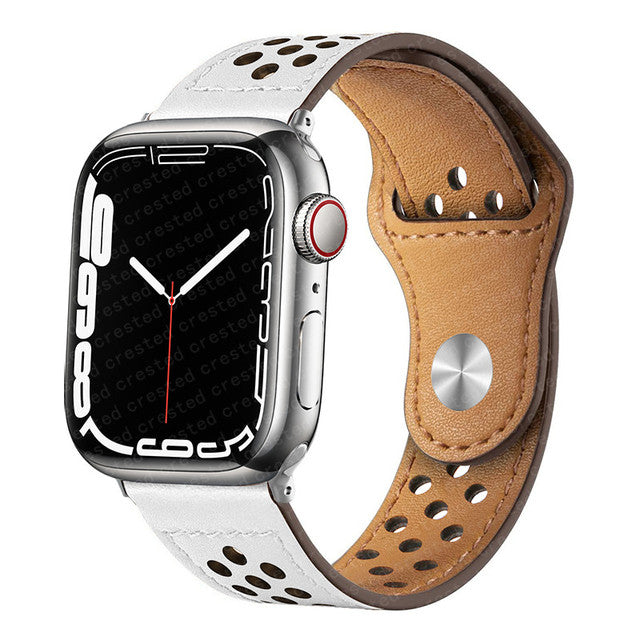 Echtlederarmband mit Löchern