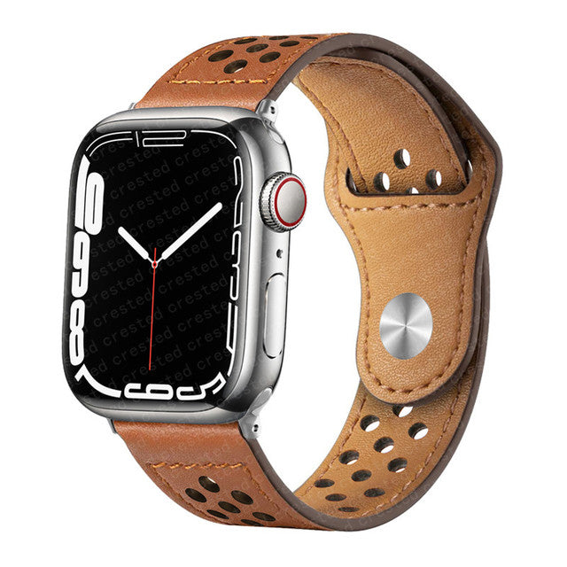 Echtlederarmband mit Löchern